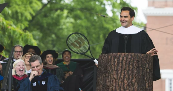 "Aprenda a perder", o discurso de Roger Federer aos formandos do Dartmouth College