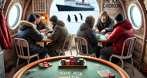 Poker na Antártica: os jogos de poker mais frios do planeta