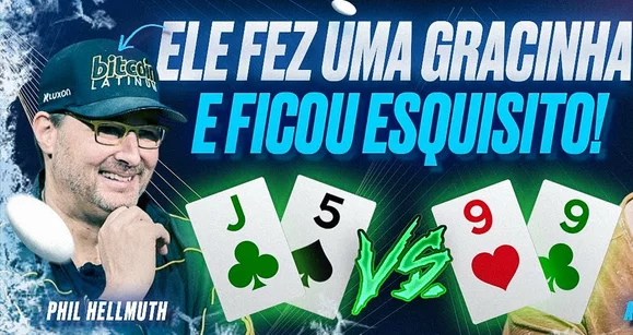 Pedro Gusma analisa mão bizarra de Phil Hellmuth na WSOP