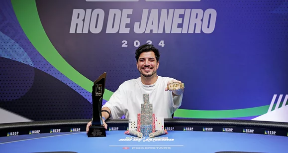 Marcelo Medeiros é o terceiro jogador a ser bicampeão do Main Event do BSOP