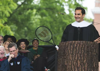 "Aprenda a perder", o discurso de Roger Federer aos formandos do Dartmouth College