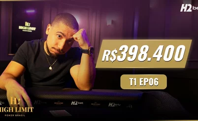 Com pote de quase R$ 400 mil reais, High Limit Poker Brasil lança sexto episódio