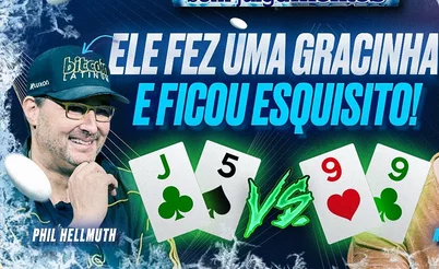 Pedro Gusma analisa mão bizarra de Phil Hellmuth na WSOP